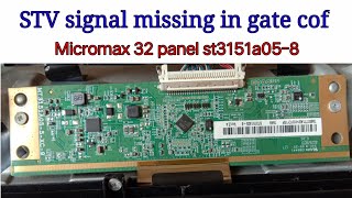 st3151a058 Panel repair32 inch led tv gate cof stv signal problemFind and how to repair [upl. by Leverick]