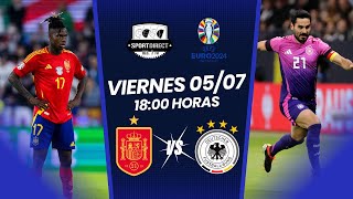 🔴 DIRECTO  ESPAÑA vs ALEMANIA  Cuartos de Final Eurocopa 2024  SportDirect Radio [upl. by Diego]