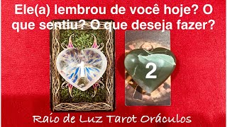 🧙🏻‍♂️Elea lembrou de você hoje O que sentiu E o que deseja fazertarotonlineespiritualidade ✨✨ [upl. by Yeaton]