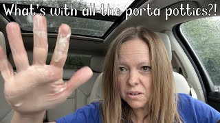 WHATS WITH ALL THE PORTA POTTIES  MOMVLOGS [upl. by Cath]