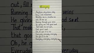 Everyday Lyrics Song by Ariana Grande everyday arianagrande song lyrics [upl. by Adnuhsal482]