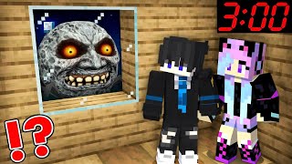 Why Scary LUNAR MOON ATTACK HOUSE At Night in Minecraft [upl. by Filmore]