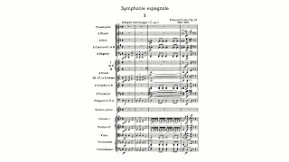 Lalo Symphonie espagnole in D minor Op 21 with Score [upl. by Wie]