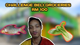 BELI BARANG DAPUR BAJET RM100 DAPAT APA JE [upl. by Olemrac34]