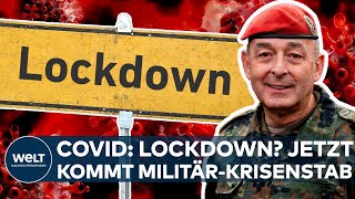 KAMPF GEGEN CORONA Lockdown Jetzt soll ein militärisch geführter Krisenstab die Pandemie eindämmen [upl. by Aerdnuahs]