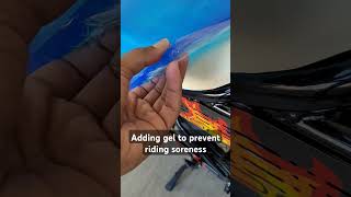 Adding seat gel to Retrovolt ebike longdistanceriding ebike jasionbike [upl. by Kiki509]