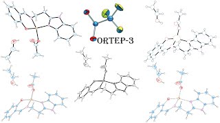 Drawing of molecular graphics using ORTEP3 crystallographic software Part 1DrKuldeepMahiya [upl. by Iroc369]