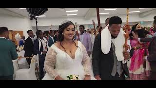 Eritrean Blin wedding of Kidane amp Ruket By Rezene Arha calgary Canada 🇨🇦 [upl. by Skippie]