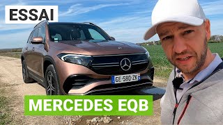 Essai Mercedes EQB  Un SUV électrique 7 places et classe [upl. by Lundeen]