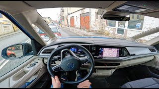 NEW Volkswagen Multivan T7 15 TSI 136H  POV Test Drive [upl. by Vasyuta559]