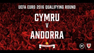 Cymru v Andorra  13102015 EURO 2016 Qualifying Round Full ReRun [upl. by Belshin]