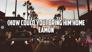 How Could You Bring Him Home  Eamon Lyrics [upl. by Seiuqram]