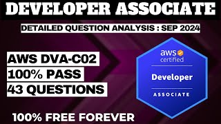 AWS Certified Developer Associate Practice Questions  ANALYSIS SEP2024 DVAC02 [upl. by Phillada]