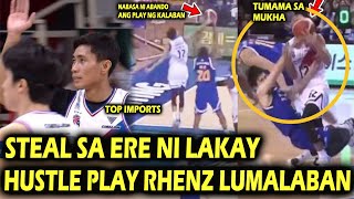 Steal sa Ere ni Rhenz Abando Hustle Play Agawan sa bola Baggaan Pisikalan SJ Belangel Kai Sotto [upl. by Vladimir10]