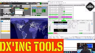 How to use Log4OM V2 WSJTX Gridtracker and JTAlert together with digital modes as FT8 and FT4 [upl. by Brunhild]