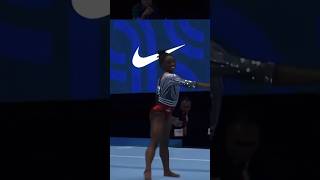 Simone Biles Floor Routine simonebiles gymnasticsfloorroutine fypシ゚viral [upl. by Edd]