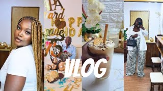 Weekly vlog une journée à Yaoundé papa à 75ans🥰ce truc fait mon bohneur and more [upl. by Idahs]