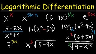 Logarithmic Differentiation of Exponential Functions [upl. by Daniyal959]