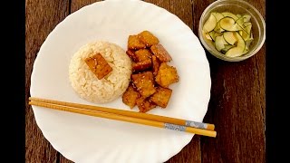 Teriyaki Tempeh Another healthy way to get protein without meat [upl. by Settera]