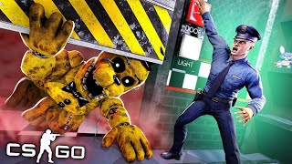 CSGO  ¡FREDDY NOS PERSIGUE BUSCANDO EL MEJOR ESCONDITE PARA ESCAPAR FNAF en CSGO  HIDE AND SEEK [upl. by Marba]