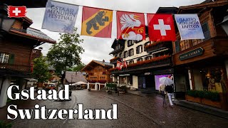 🇨🇭 Gstaad Switzerland Walking tour through the Luxurious Village for worlds Celebrity [upl. by Abehs192]