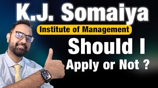 KJ Somaiya Institute of management  Should I apply or NOT  Application Deadline  Placements [upl. by Scever998]