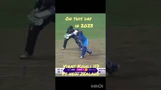 On this day 1 year ago। 💯😁 । Virat Kohli 117 vs nz shorts kingkohli indvsnz kohlicentury [upl. by Nybor376]