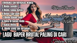 KAMU SEDANG DI LANDA RINDU YA  DENGERIN LAGU RINDU PALING DI CARI INI 🎵 RINDU videolirik [upl. by Nata398]