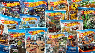 Opening 123 Hot Wheels Mystery Models [upl. by Molohs212]