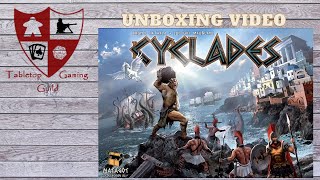 Cyclades Board Game Unboxing [upl. by Atnuahsal200]