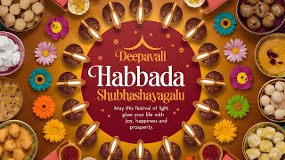 Deepavali Habbada Shubhashayagalu2024100 AI Generated [upl. by Eicram]