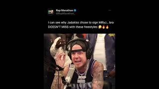 Millyz freestyle run needs to be studied at this point 🤧🔥 rap freestyle hiphop [upl. by Adaval824]