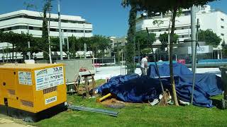 Dizengoff Square Tel Aviv renovation update 1892018 [upl. by Barabbas]