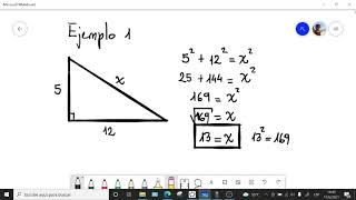 Teorema de Pitágoras parte 1 [upl. by Siravrat]