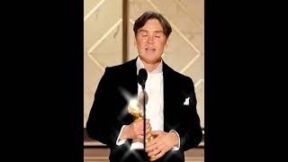 Cillian Murphy Oppenheimer wins Lead Actor Film [upl. by Ahtekahs282]