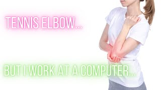 Desk job TENNIS ELBOW [upl. by Lowney]