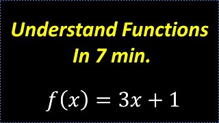 Learn Functions – Understand In 7 Minutes [upl. by Roswell986]