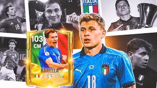 NICOLÓ BARELLA 🇮🇹 REVIEW FC MOBILE  EUROS EVENT BARELLA  FC MOBILE 24 [upl. by Uzzial]