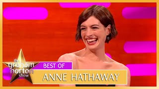 Anne Hathaways Adorable Flirting Fails  The Idea of You  The Graham Norton Show [upl. by Akcire]