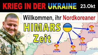 23OKTOBER AUSGELÖSCHT AN TAG 1  Ukrainer TREFFEN NORDKOREANISCHE BASIS  UkraineKrieg [upl. by Robinetta307]