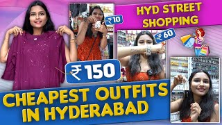 Cheapest Outfits in Hyderabad👗🥻  Episode 2  KPHB Street Shopping  Priya Inturu  Priyas Studio [upl. by Kristine]