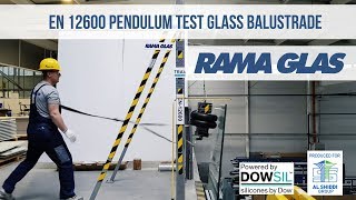 EN 12600 Pendulum Test Glass Balustrade for SWISSOTEL Powered by DOWSIL Silicones by DOW [upl. by Lednyk71]