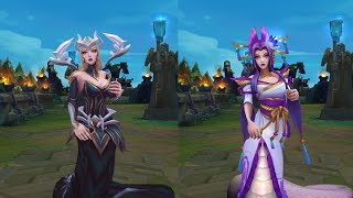 COVEN Cassiopeia vs SPIRIT Blossom Skin MODEL comparison [upl. by Arbba]