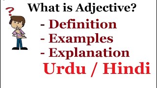 What is Adjective With Examples  Urdu  Hindi [upl. by Sloane613]