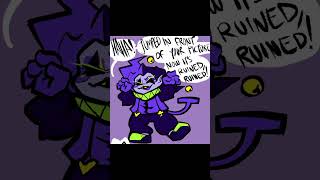 Spamton taking on Arts with Jevil  Spamton and Jevil Comic Dub [upl. by Miriam184]