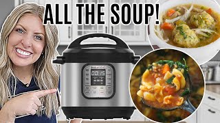 20 of the BEST SOUPS To Make In The Instant Pot [upl. by Nashbar]