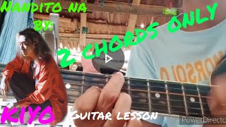 NANDITO Na  kiyo easy chords tutorial [upl. by Biancha]