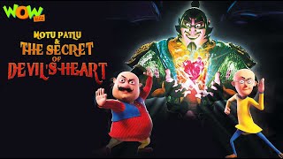 The Secret of Devils Heart  New Hindi Cartoon Movies  Motu Patlu Movie  Wow Kidz  spot [upl. by Bluefarb954]