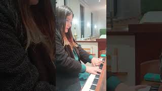 quotChestnuts Roasting On An Open Firequot piano performance by Christina Frederick instructor [upl. by Anelram]