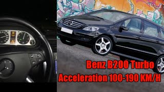 Mercedes benz b200 turbo acceleration [upl. by Nylanna]